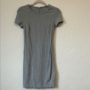Old Navy Heather Gray Crewneck T-shirt Dress